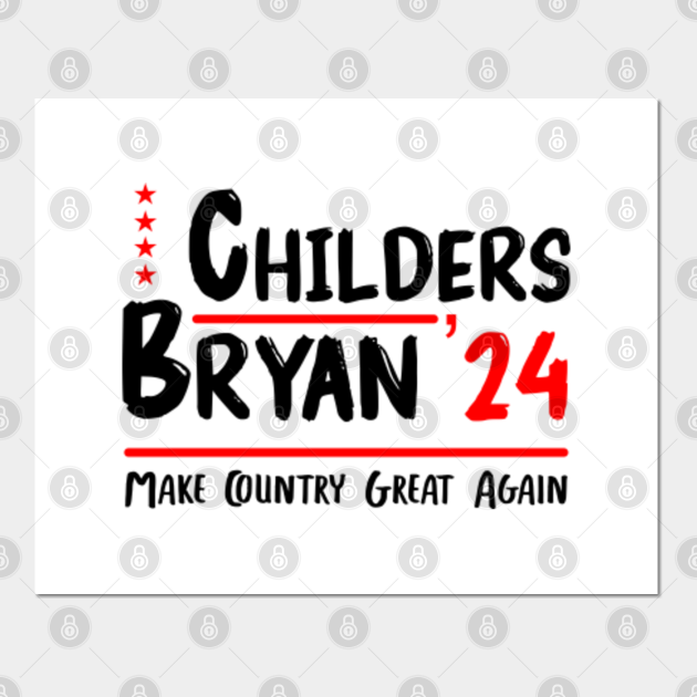 Zach Bryan Childers Bryan 2024 Election Vintage Zach Bryan Posters